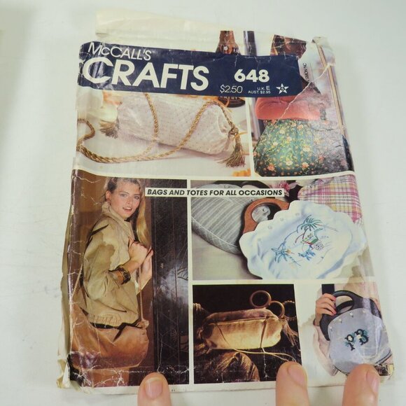 McCalls 7517 (also 648) Sewing Pattern : Purses - Picture 2 of 7